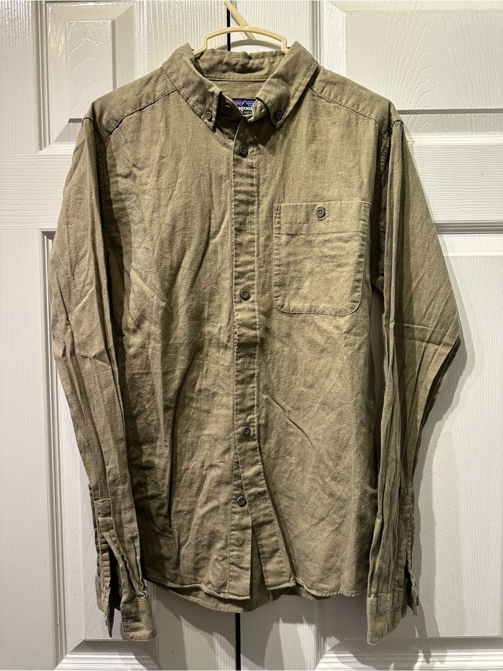 Patagonia Olive Button-Down Shirt